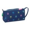 Bolso escolar portatodo safta con bolsillo desplegable benetton cool 85x200x110 mm