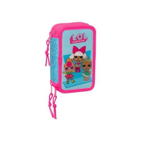Plumier escolar safta triple 36 piezas l.o.l. surprise divas 55x125x195 mm