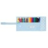Plumier escolar safta enrollable 27 piezas glowlab cisnes 70x70x200 mm