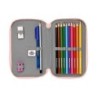 Plumier escolar safta doble cremallera 28 piezas na na na surprise fabulous 40x125x195 mm