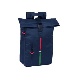 Mochila safta solapa para portatil 15,6\ benetton italy 130x280x420 mm