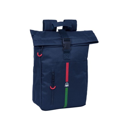 Mochila safta solapa para portatil 15,6\ benetton italy 130x280x420 mm