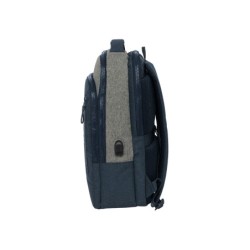 Mochila safta para portatil 15,6\  tablet  usb kappa dark navy 150x290x440 mm
