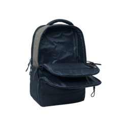 Mochila safta para portatil 15,6\  tablet  usb kappa dark navy 150x290x440 mm