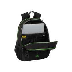 Mochila safta padel kappa black 170x300x420 mm