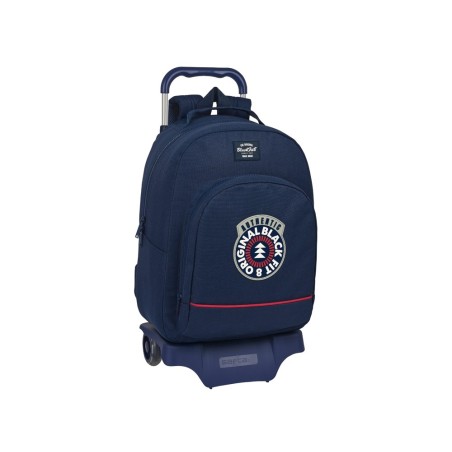 Mochila safta mod. 305 con carro 905 reciclado blackfit8 authentic 150x320x420 mm