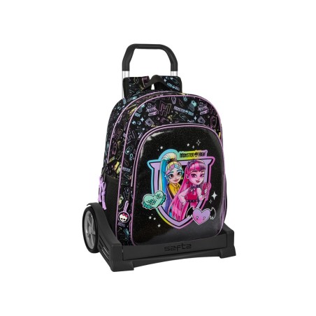 Mochila safta mod. 108 con carro evolution monster high fantastic 140x330x420 mm