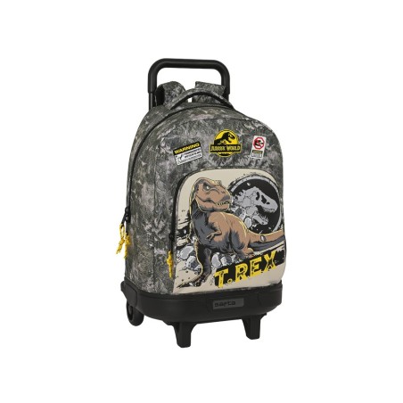 Mochila safta grande con ruedas compact extraible jurassic world warning 220x330x450 mm
