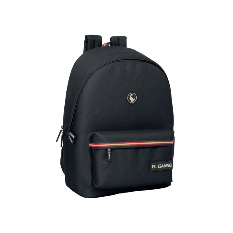 Mochila safta doble para portatil 15,6\  usb el ganso basics 180x310x440 mm