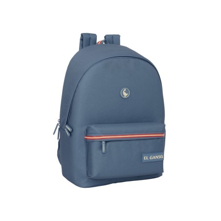 Mochila safta doble para portatil 15,6\  usb el ganso basics 180x310x440 mm
