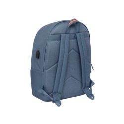 Mochila safta doble para portatil 15,6\  usb el ganso basics 180x310x440 mm