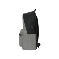 Mochila safta doble para portatil 15,6\  usb ecko unltd. rhino 180x310x440 mm
