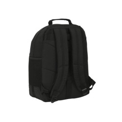 Mochila safta doble con cantoneras adaptable a carro reciclado blackfit8 zone 150x320x420 mm