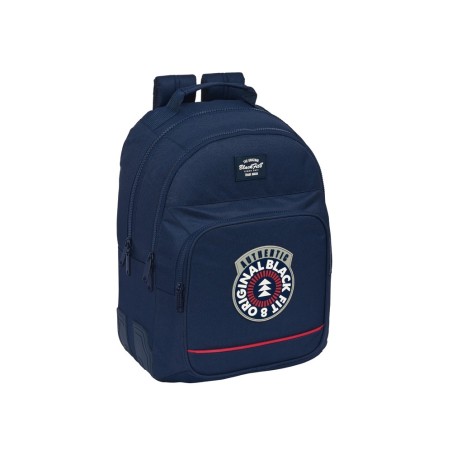 Mochila safta doble con cantoneras adaptable a carro reciclado blackfit8 authentic 150x320x420 mm