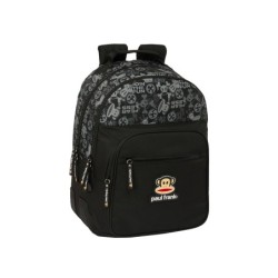 Mochila safta doble con cantoneras adaptable a carro paul frank 150x320x420 mm