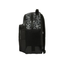 Mochila safta doble con cantoneras adaptable a carro paul frank 150x320x420 mm