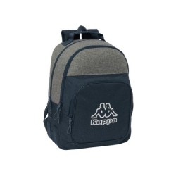 Mochila safta doble con cantoneras adaptable a carro kappa dark navy 150x320x420 mm
