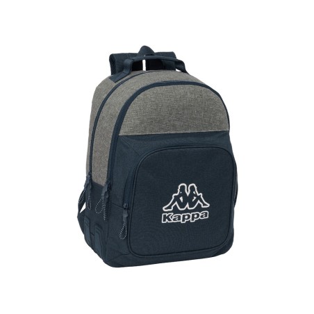 Mochila safta doble con cantoneras adaptable a carro kappa dark navy 150x320x420 mm