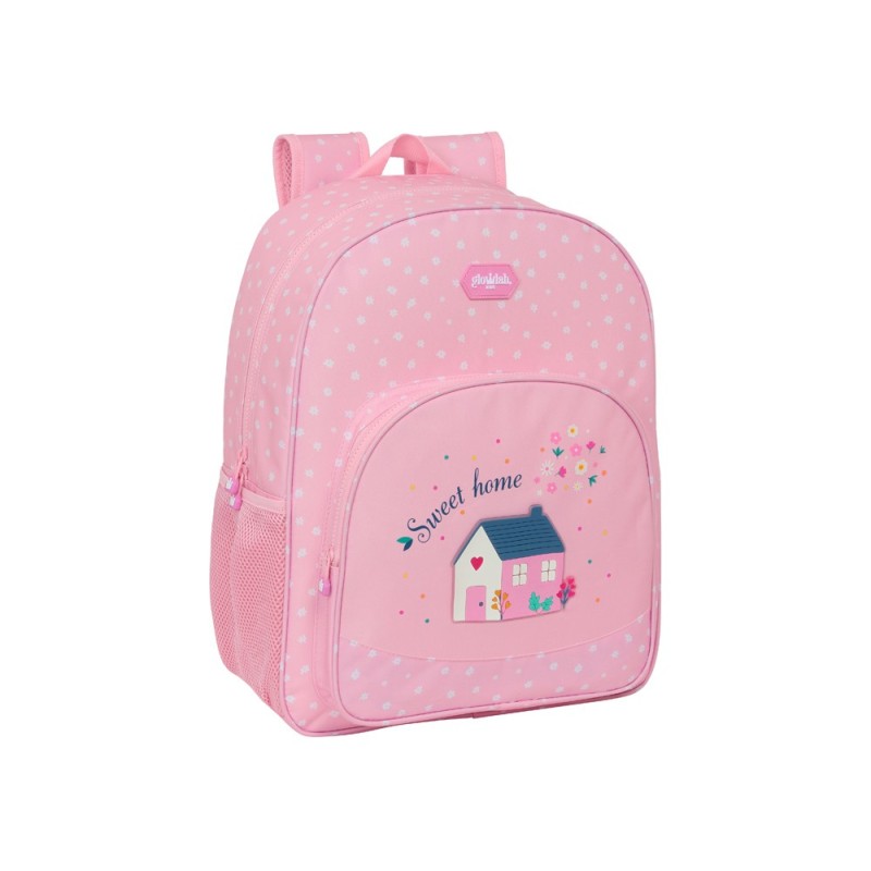 Mochila safta adaptable a carro reciclado glowlab kids sweet home 140x330x420 mm