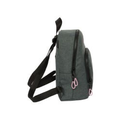Mini mochila safta kappa silver pink 130x250x300 mm