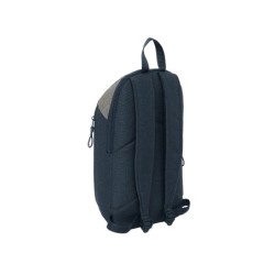 Mini mochila safta con cremallera vertical kappa dark navy 100x220x390 mm