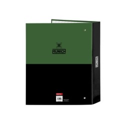Carpeta safta carton folio 4 anillas lomo ancho munich caviar 60x270x300 mm