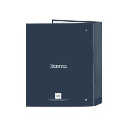 Carpeta safta carton folio 4 anillas lomo ancho kappa dark navy 60x270x300 mm