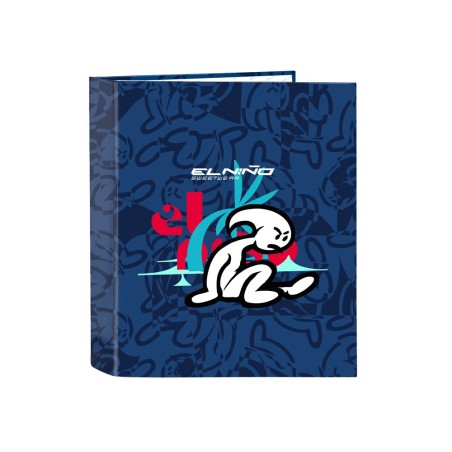 Carpeta safta carton folio 4 anillas lomo ancho el niño paradise 60x270x300 mm