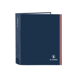 Carpeta safta carton folio 4 anillas lomo ancho el ganso classic 60x270x300 mm