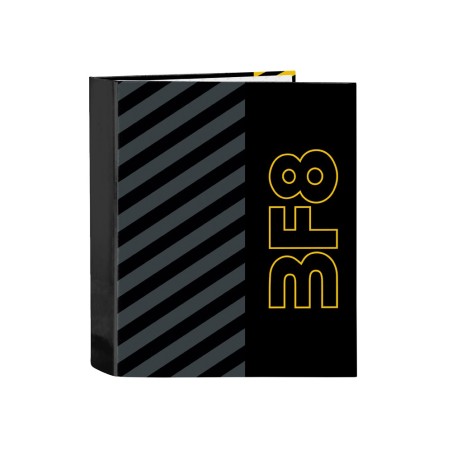 Carpeta safta carton folio 4 anillas lomo ancho blackfit8 zone 60x270x300 mm