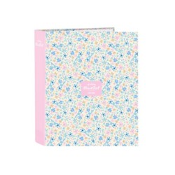 Carpeta safta carton folio 4 anillas lomo ancho blackfit8 blossom 60x270x300 mm