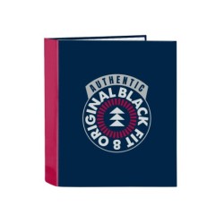Carpeta safta carton folio 4 anillas lomo ancho blackfit8 authentic 60x270x300 mm