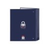 Carpeta safta carton folio 4 anillas lomo ancho benetton varsity 60x270x300 mm