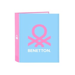 Carpeta safta carton folio 4 anillas lomo ancho benetton spring 60x270x300 mm