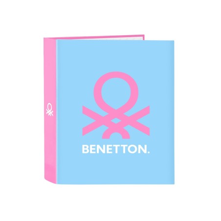 Carpeta safta carton folio 4 anillas lomo ancho benetton spring 60x270x300 mm