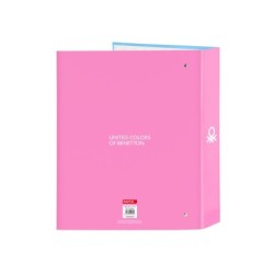 Carpeta safta carton folio 4 anillas lomo ancho benetton spring 60x270x300 mm