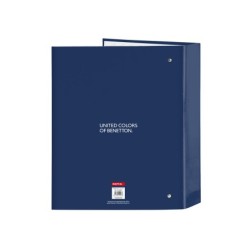 Carpeta safta carton folio 4 anillas lomo ancho benetton cool 60x270x300 mm