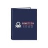 Carpeta safta carton folio 4 anillas mixtas benetton varsity 40x265x330 mm