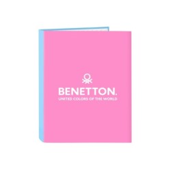 Carpeta safta carton folio 4 anillas mixtas benetton spring 40x265x330 mm