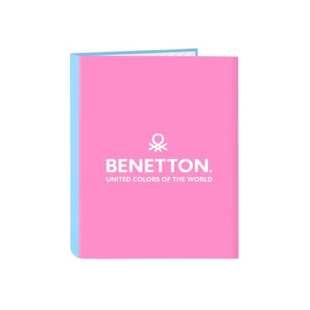 Carpeta safta carton folio 4 anillas mixtas benetton spring 40x265x330 mm