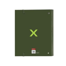 Carpeta con recambio safta din a4 tapa forrada 100 h 60 gr cuadro 5 mm con goma y 5 separadores munich bright