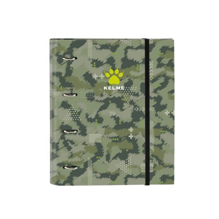 Carpeta con recambio safta din a4 tapa forrada 100 h 60 gr cuadro 5 mm con goma y 5 separadores kelme travel
