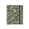 Carpeta con recambio safta din a4 tapa forrada 100 h 60 gr cuadro 5 mm con goma y 5 separadores kelme travel