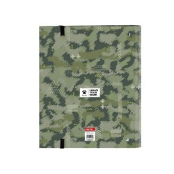 Carpeta con recambio safta din a4 tapa forrada 100 h 60 gr cuadro 5 mm con goma y 5 separadores kelme travel