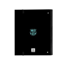 Carpeta con recambio safta din a4 tapa forrada 100 h 60 gr cuadro 5 mm con goma y 5 separadores f.c. barcelona 3