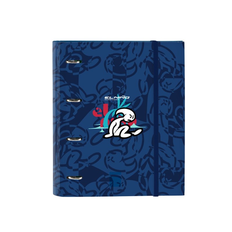 Carpeta con recambio safta din a4 tapa forrada 100 h 60 gr cuadro 5 mm con goma y 5 separadores el niño paradise
