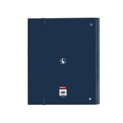 Carpeta con recambio safta din a4 tapa forrada 100 h 60 gr cuadro 5 mm con goma y 5 separadores el ganso classic