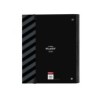 Carpeta con recambio safta din a4 tapa forrada 100 h 60 gr cuadro 5 mm con goma y 5 separadores blackfit8 zone