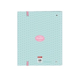 Carpeta con recambio safta din a4 tapa forrada 100 h 60 gr cuadro 5 mm con goma y 5 separadores blackfit8 enjoy