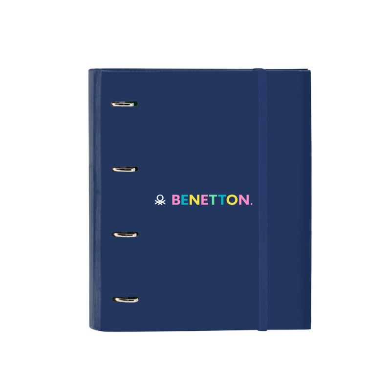 Carpeta con recambio safta din a4 tapa forrada 100 h 60 gr cuadro 5 mm con goma y 5 separadores benetton cool